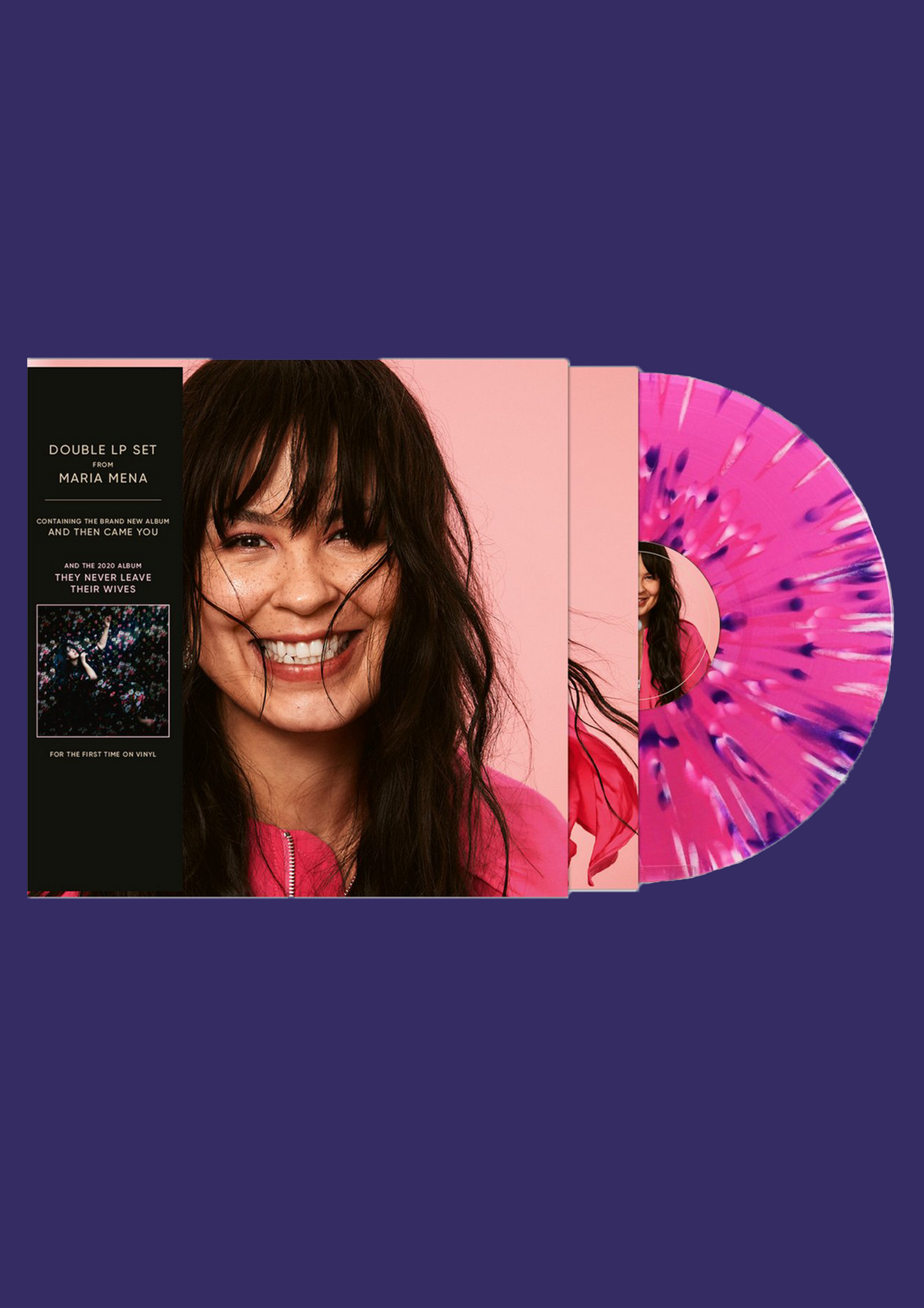 Signert dobbel farget vinyl - And Then Came You + They Never Leave Their Wives